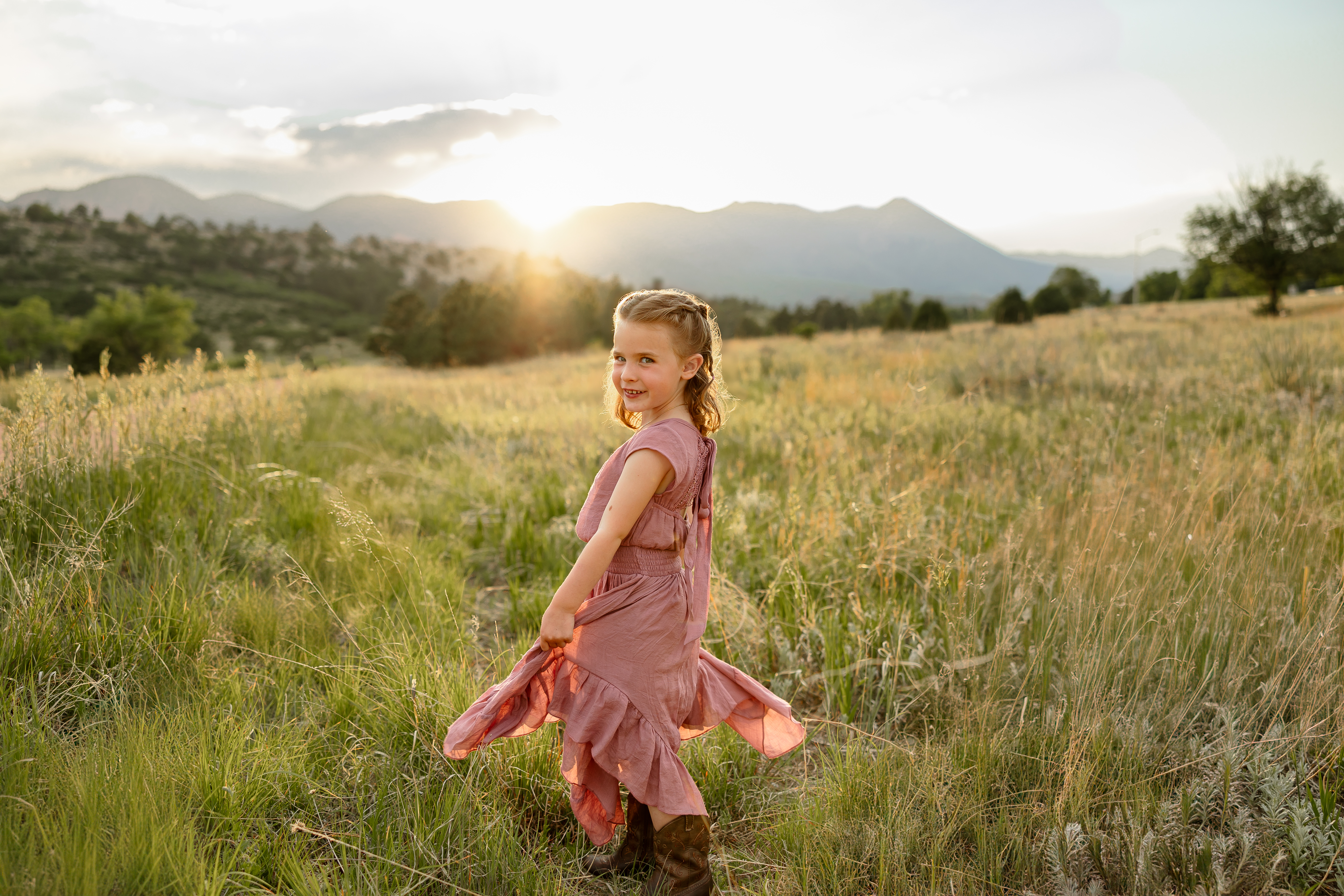 Colorado Springs child birthday photoshoot