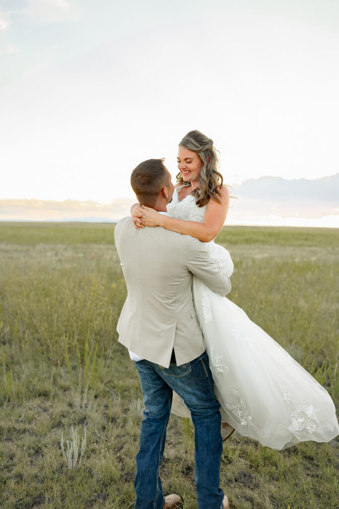 colorado wedding day portraits