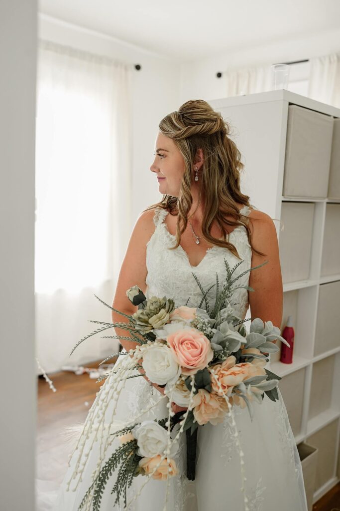 colorado bride getting ready